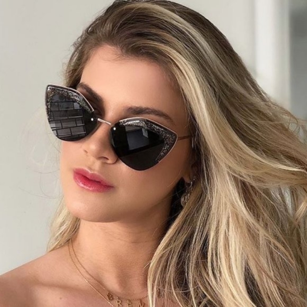 Fendi Cateye Sunglasses FF0355S KB7IR Gold 66mm 35